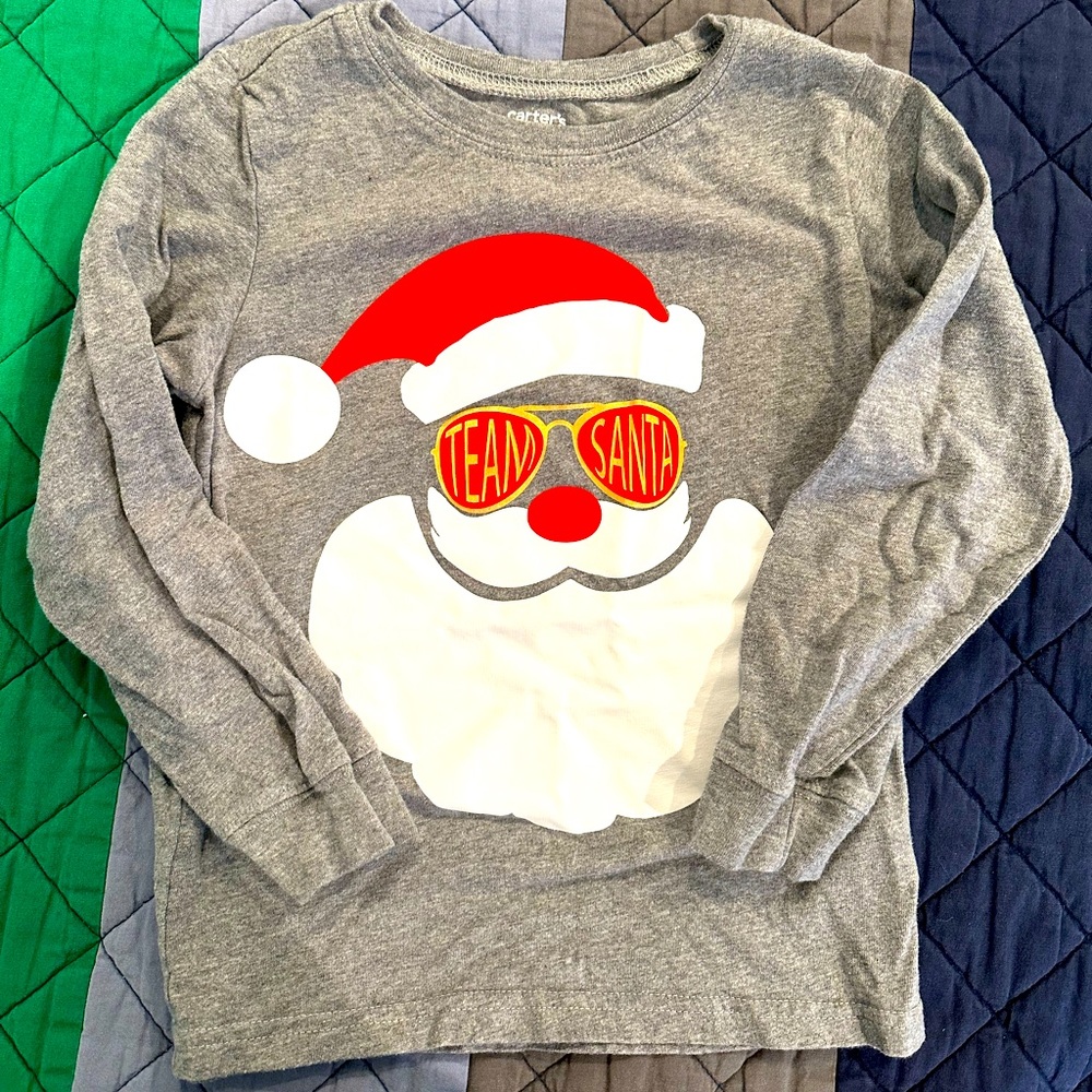 Carter’s Team Santa Shirt